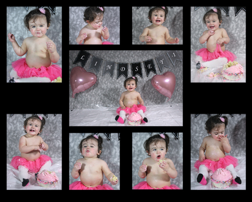 Lindsey's 1st Bday Collage